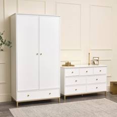 Melody Maison Double Wardrobe & Chest Of Drawers