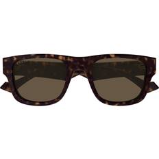 Gucci Uomo Occhiali da sole Gucci GG1427S-003 Uomo Squadrata Havana