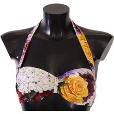 One Size Badebukser Dolce & Gabbana Multicolor Floral Swimsuit Bikini Top Swimwear IT2