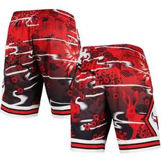 Mitchell & Ness Red Chicago Bulls Lunar New Year Swingman Shorts Men's