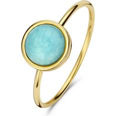 Blauw Ringen Isabel Bernard Gouden Ring - Light Blue