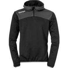 Schwarz Hoodies Kempa Herren Emotion 2.0 Quarter Zip Hoody, schwarz/Anthra