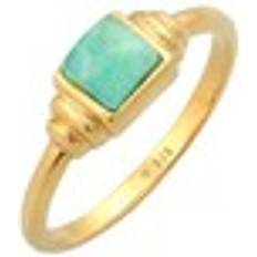 Premium Ring - Guld/Jade