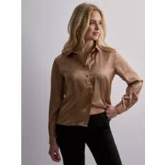 Bronze - Dame Overdele JDY fifi L/S Shirt Wvn Noos Skjorter Chanterelle