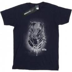 Children's Clothing Marvel Boys Black Panther Spray Headshot T-Shirt