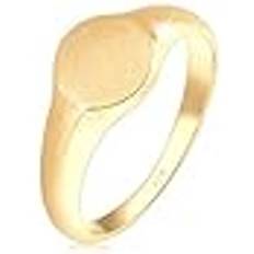 Opaco Anelli Elli Anello con sigillo Royal Matt Geo Basic Trend in Argento 925 Anelli pieces female