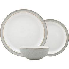 Denby Elements Light Grey 12 Dinner Set 12pcs