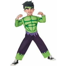 BigBuy Carnival Kostume til børn 7-9 år Hulk 2 Dele