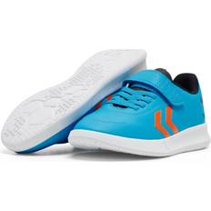 Hummel Topstar Hallen-Fußballschuhe Kinder 7771 blue/orange Blau