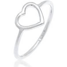 Elli Ringe Elli Ring bandring 925 sterling silber echtschmuck geschenk herz cut out ring mm