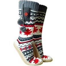 Multifarvet - Unisex Hjemmesko Glovii GOBM slippers Slipper boot Female uni Grey, Red, White