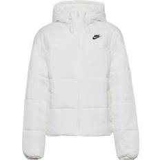 Nike classic puffer therma fit Nike Sportswear Classic Puffer Women's Therma Fit Loose Hooded Jacket - Sail/Black