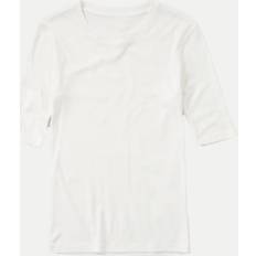 Modal Skjorte Elegant Stil - Hvid