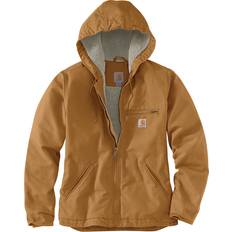 Carhartt Women's Washed Duck Sherpa Lined Jacket - Carhartt Brown