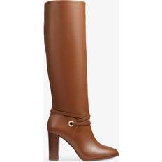 LK Bennett High Boots LK Bennett LK Bennett Womens Shelby Knee Boots,Tan Brown