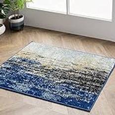 Katharina Abstract Motif Accent Rug 61 cm x 91 cm Blue