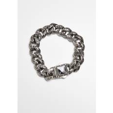 Unisex Armbänder Urban Classics monumental bracelet silver Silber