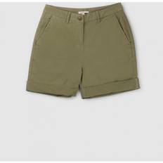 Barbour Women Trousers & Shorts Barbour Stretch-Cotton Blend Twill Chino Shorts Green