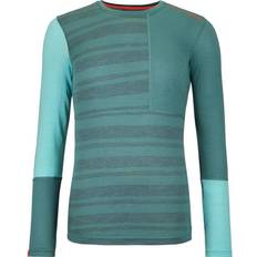 Træningstøj - Turkis Ortovox 185 Rock'N'Wool Long Sleeve - Arctic Grey