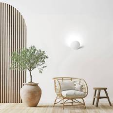 Sforzin Patra aus Gips, einflammig Wandlampe