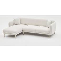 Devika Bäddsoffa Med Divan 4-Sits Ljusbeige
