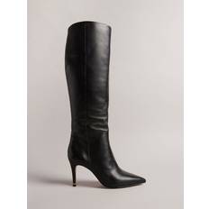 Ted Baker Women Shoes Ted Baker Black Yolla Knee-high Leather Boots Eur Women