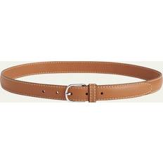 Silver - Women Belts Toteme Leather Belt - Beige