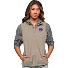 Beige Vests Antigua Antigua Women's Kansas State University Course Vest Beige Light, Women's Ski Outerwear at Academy Sports