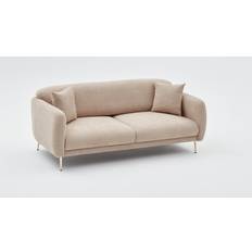 Beige - Vuodesohva Sohvat Atelier Del Sofa Sohva Vuode 3-paikkainen Clara Ruskea