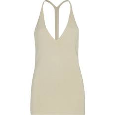 Wool Tank Tops Toteme Wool and silk-blend top beige