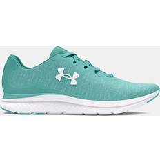 Under Armour Women's Charged Impulse Knit Running Shoes Radial Turquoise Radial Turquoise White Green