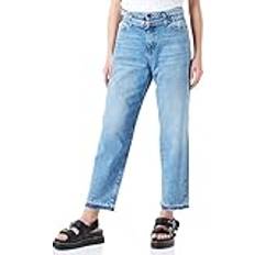 Rose Jeans Pinko Jean Femme Taille Bleu