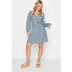 Evening Gowns - Fabric Dresses PixieGirl Petite Wrap Dress Blue