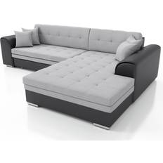 Sarra Black/Light Gray Canapé 295cm