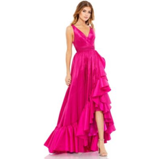 Mac Duggal Dresses Mac Duggal Women's Taffeta Hi-Low Ruffle Gown Magenta