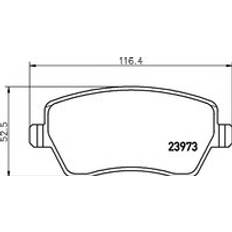 Mintex Car Brake Pads front MDB2595