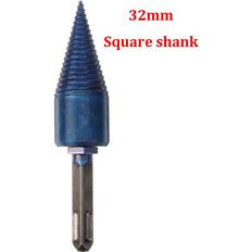 Power Tool Accessories Greenzech 32mm Square Shank 32/42mm Nano Blue Coated HSS Round/Square/Hex Shank Firewood Drill Bit Splitter Wood Split Cone For Tree Cutting