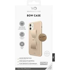 White Diamonds Bow iPhone 11 Pro Smartphone Hülle, Gold