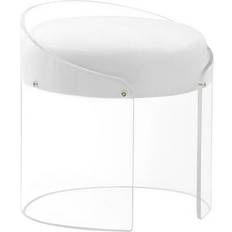 Transparent Stools Progressive Furniture A La Carte Collection A624-41 Acrylic Seating Stool