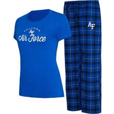 Clothing Concepts Sport Women's Royal, Black Air Force Falcons Arctic T-shirt and Flannel Pants Sleep Set Royal, Black