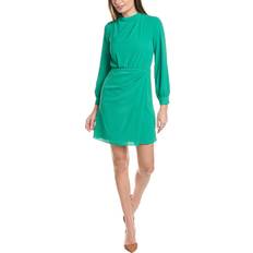 Donna Morgan Draped Crepe Mini Dress -