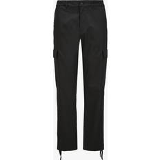 Moncler Bukser & Shorts Moncler Black Cinch Cuff Pants BLACK 999 IT