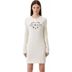 Love Moschino Kläder Love Moschino White Cotton Women's Dress