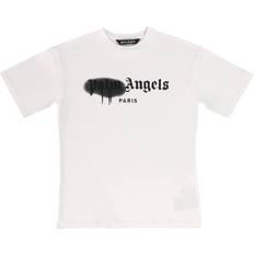 Caps Couple Angle Letters T-Shirt Hip-hop Sports Fashion Casual Couples T-Shirt Summer Cotton Short-Sleeved Angels Shirt-S