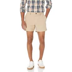 Brown - Unisex Shorts Amazon Essentials Mens Slim-Fit Lightweight comfort Stretch Oxford Short Previously goodthreads Khaki Brown