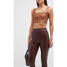 Polyuretaani Paidat Commando Faux Leather Crop Top