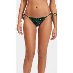 Men Bikinis Nautica LaDoubleJ String Bikini Bottom Leopard - Verde