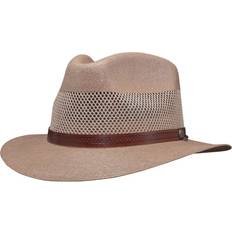 Pajamas Straw Milan Women's Fedora Hat In Tan American Makers