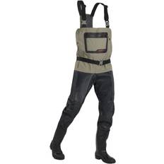 Pantaloni da pesca Caperlan Fishing Waders Pvc Breathable 500 Brown