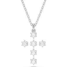 Swarovski Insigne Anhänger Rundschliff Kreuz - Weiß